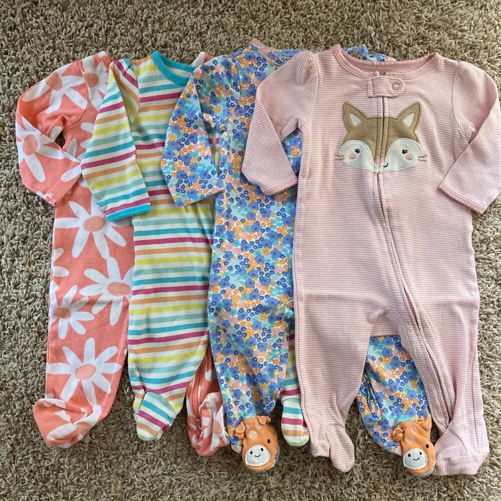 6 Months Girls Pj Lot